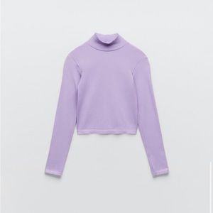 Zara seamless lavender top (M/L)